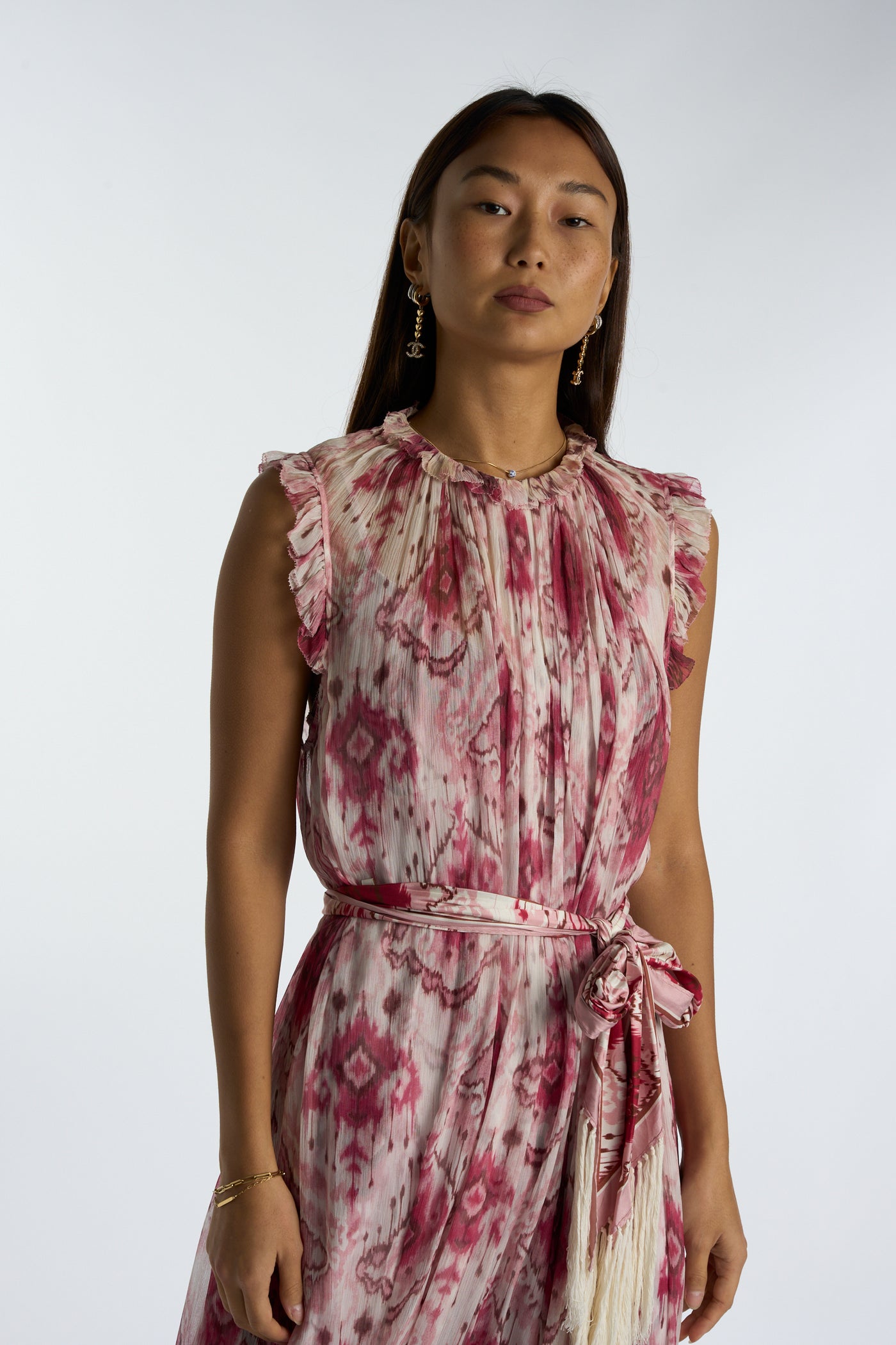 ZIMMERMANN Tie Dye pink dress size 3