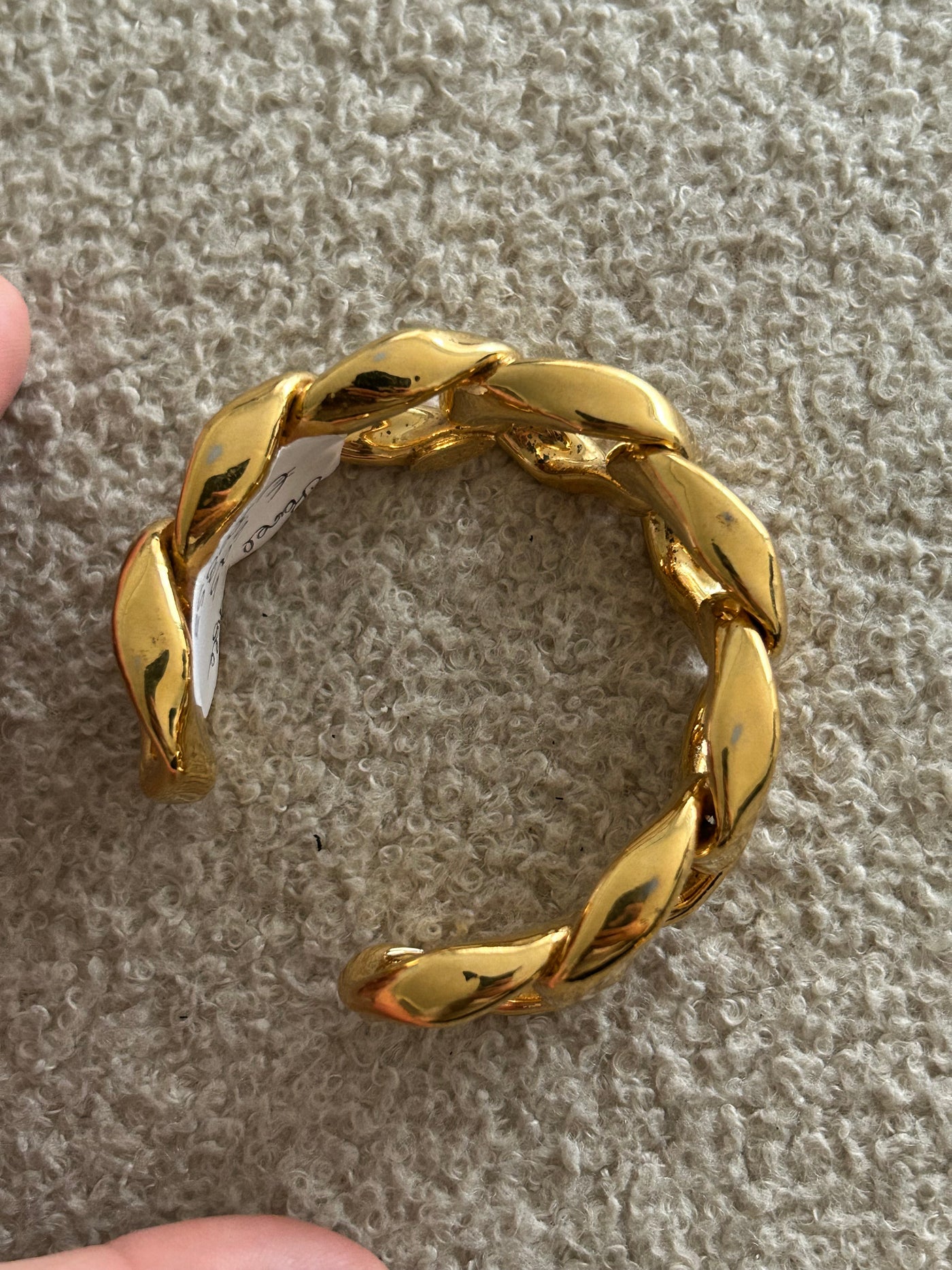 CHANEL Vintage 1990's 24ct Gold Chain Bracelet