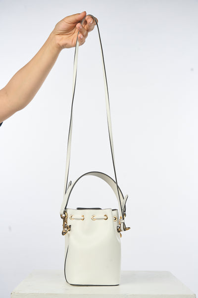 FENDI Mini Mon Trésor bucket bag white RRP: £1450