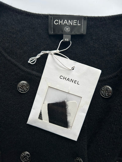 CHANEL 2021 cashmere double breasted jacket with tag size 44