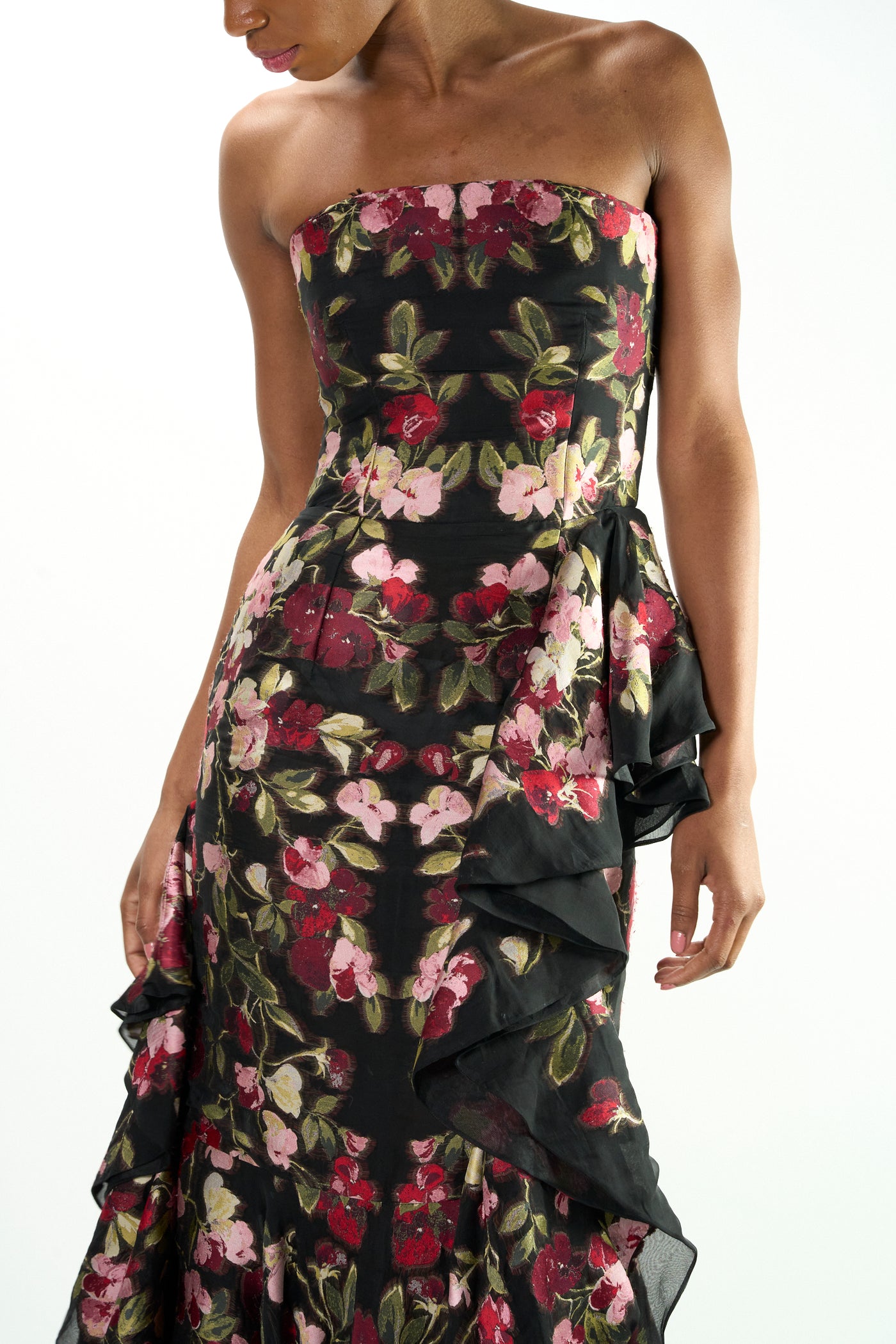 ALEXANDER MCQUEEN haute couture floral gown