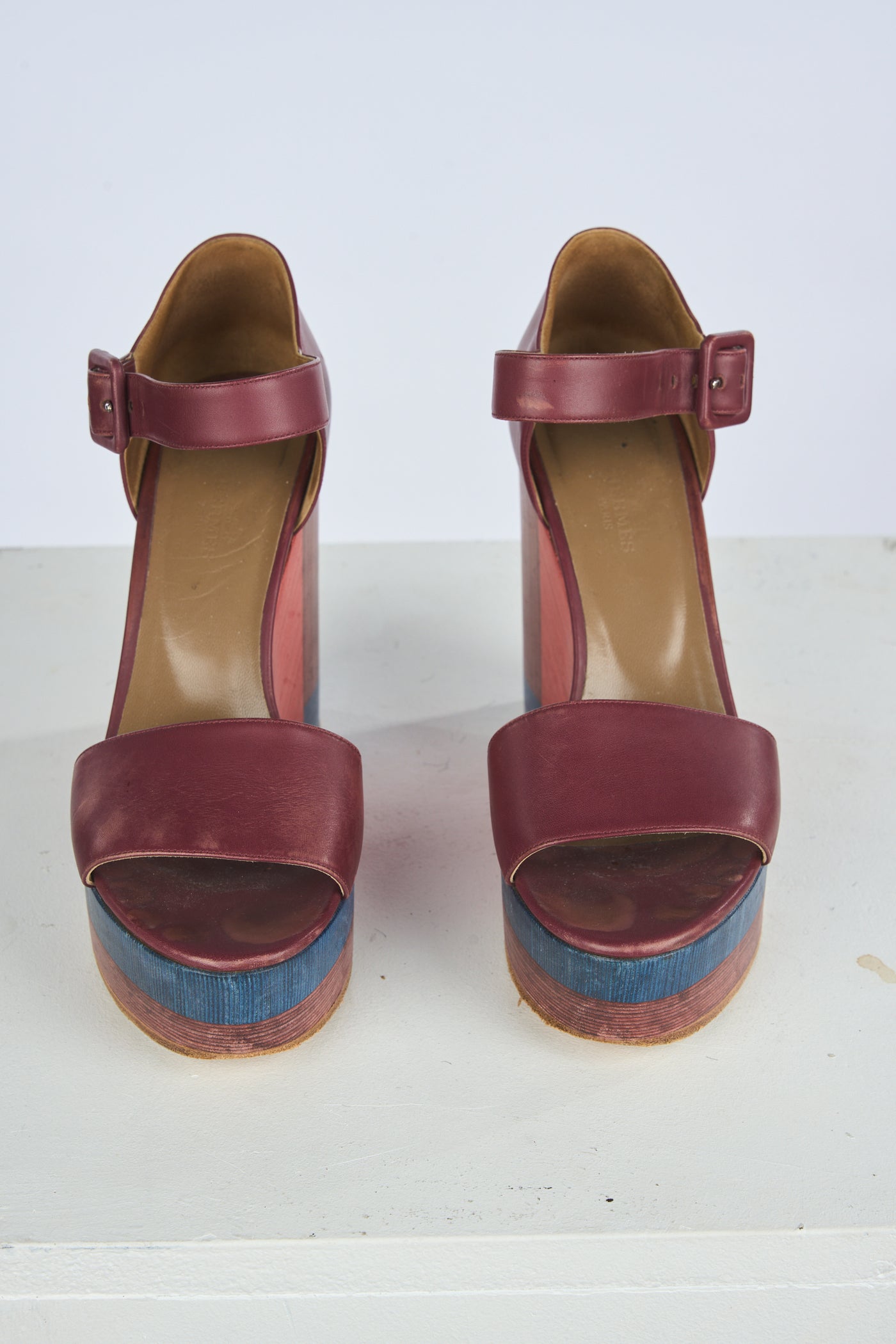 HERMES abstract wedges size 38