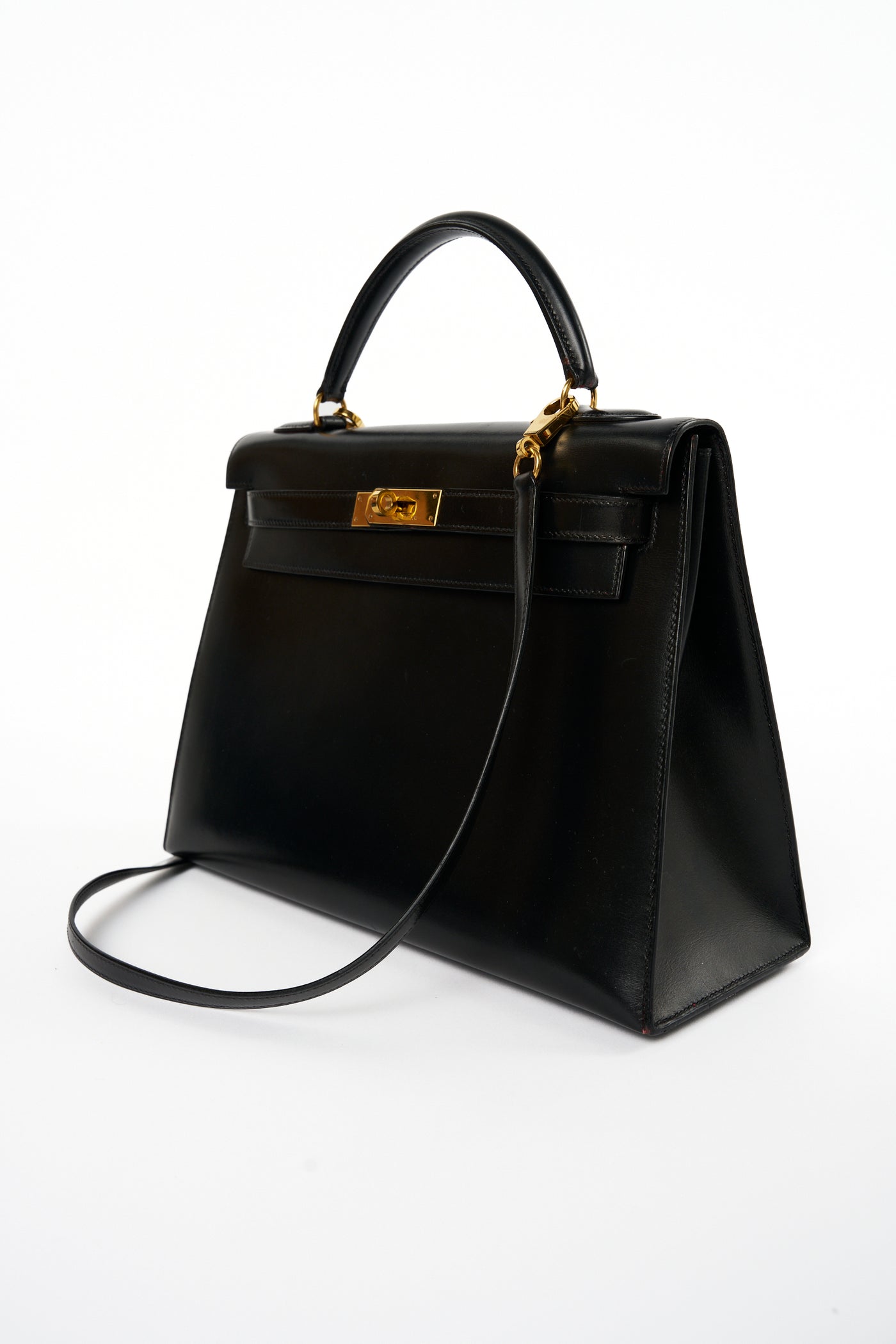 HERMES Kelly 32cm vintage 1992 with gold hardware