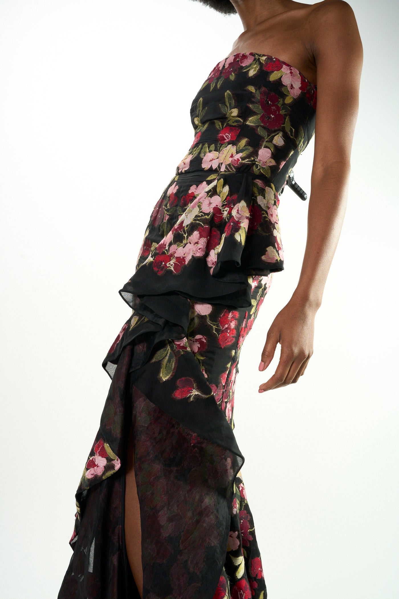 ALEXANDER MCQUEEN haute couture floral gown