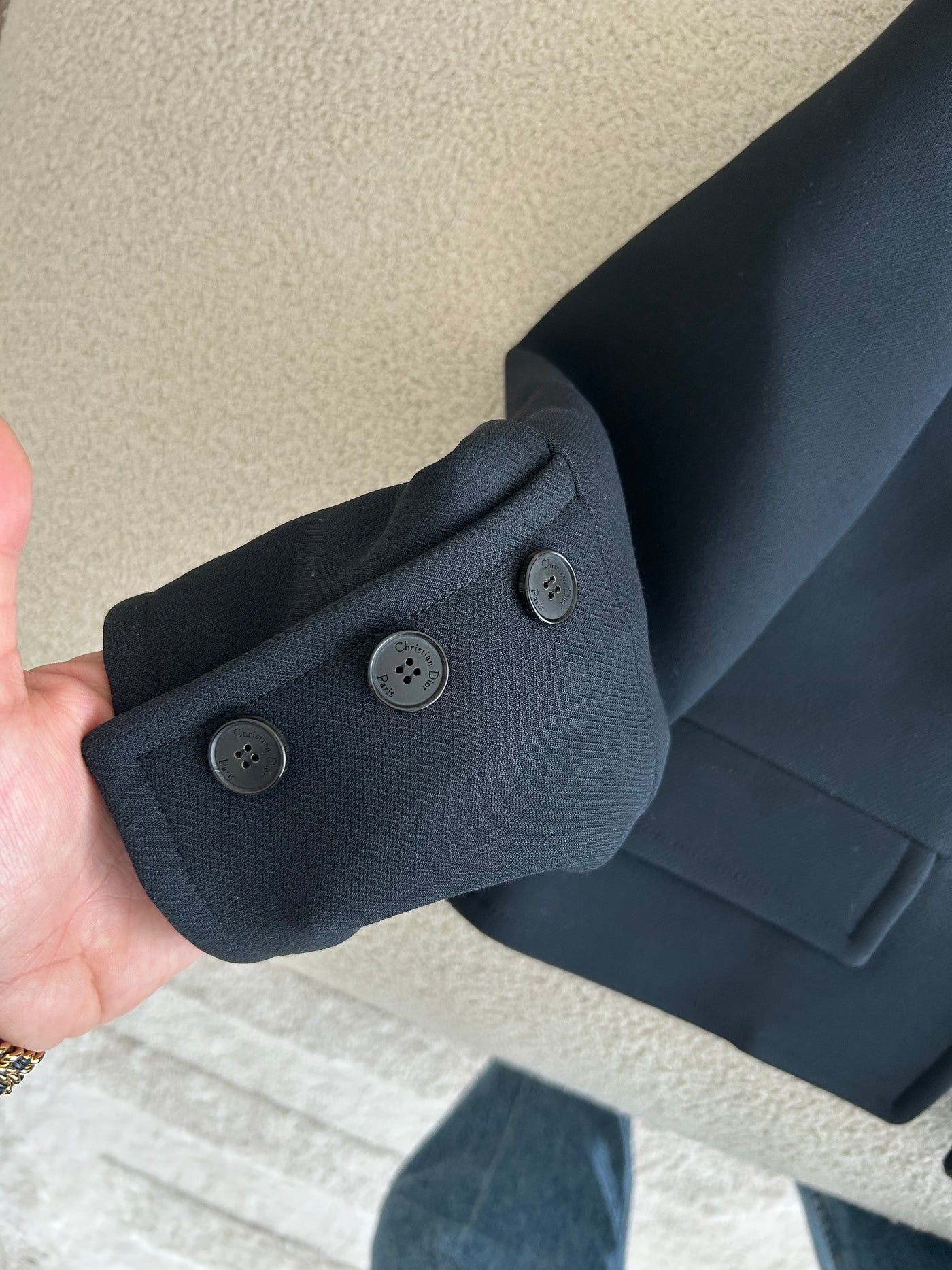 CHRISTIAN DIOR black jacket V12 style