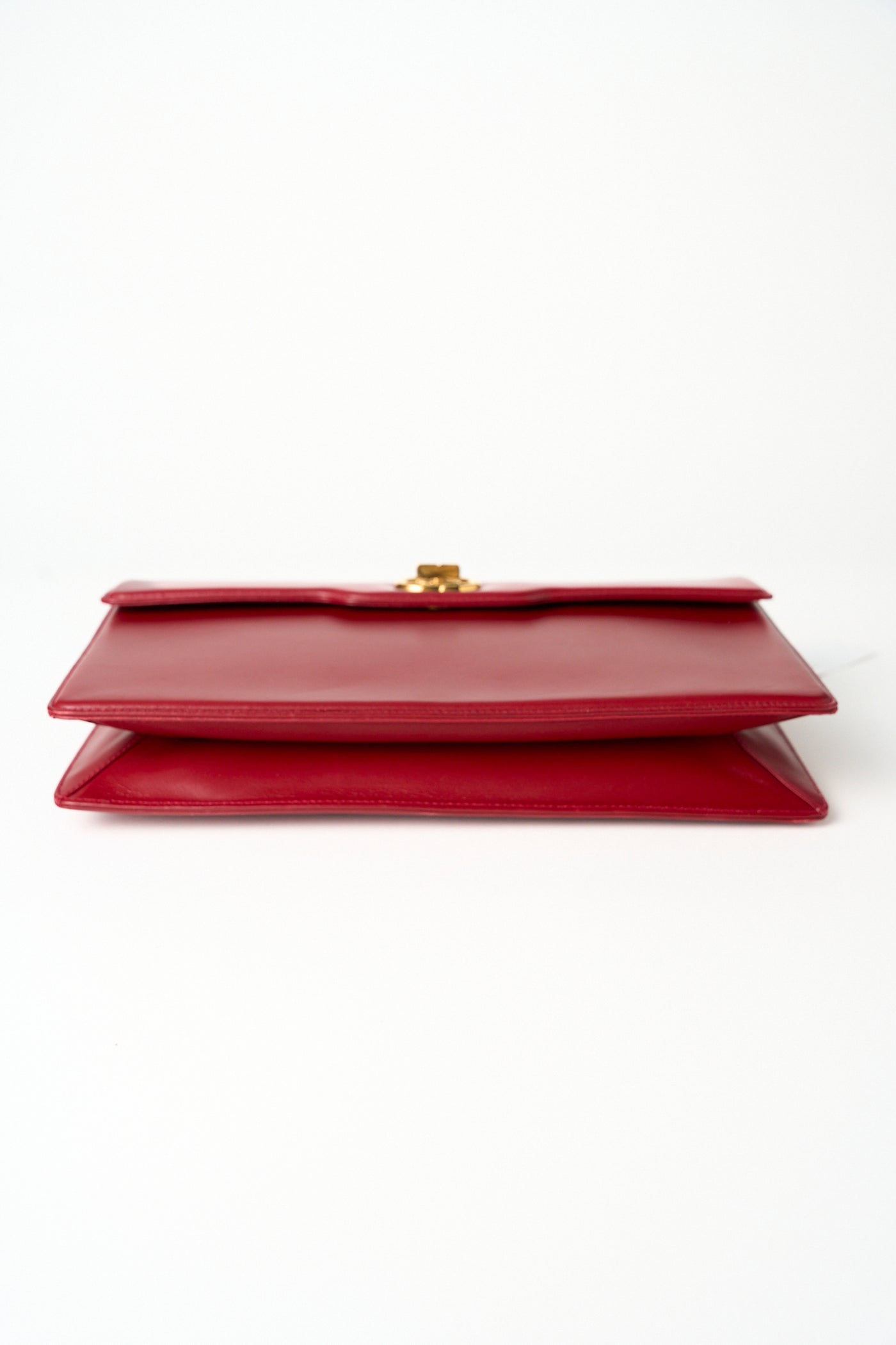 GUCCI vintage red handbag with detachable strap