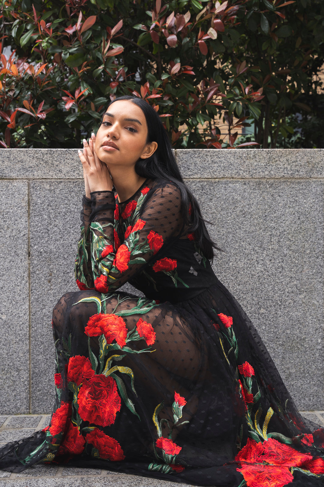 DOLCE GABBANA red roses dress Spring 2015 Collection – U & Moi