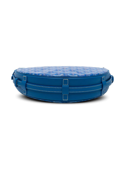 GOYARD Hirondelle Blue Goyardine Crossbody Handbag - Never Worn Full Set with Receipt