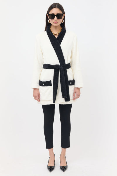 CHANEL Coco Beach terry cotton jacket unworn with tag attached size L