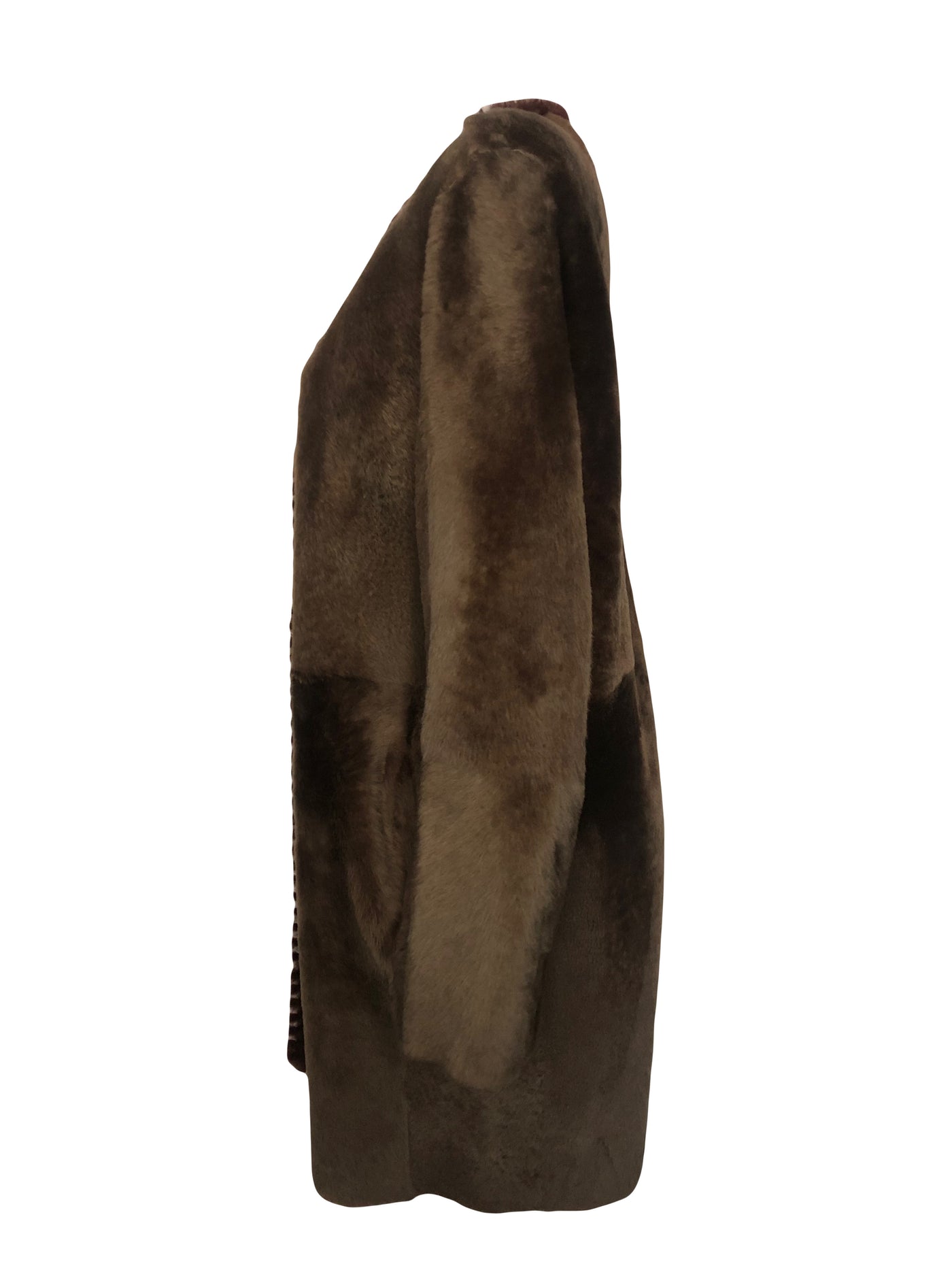 YVES SALOMON coat shearling reversible RRP: £3000 approx.