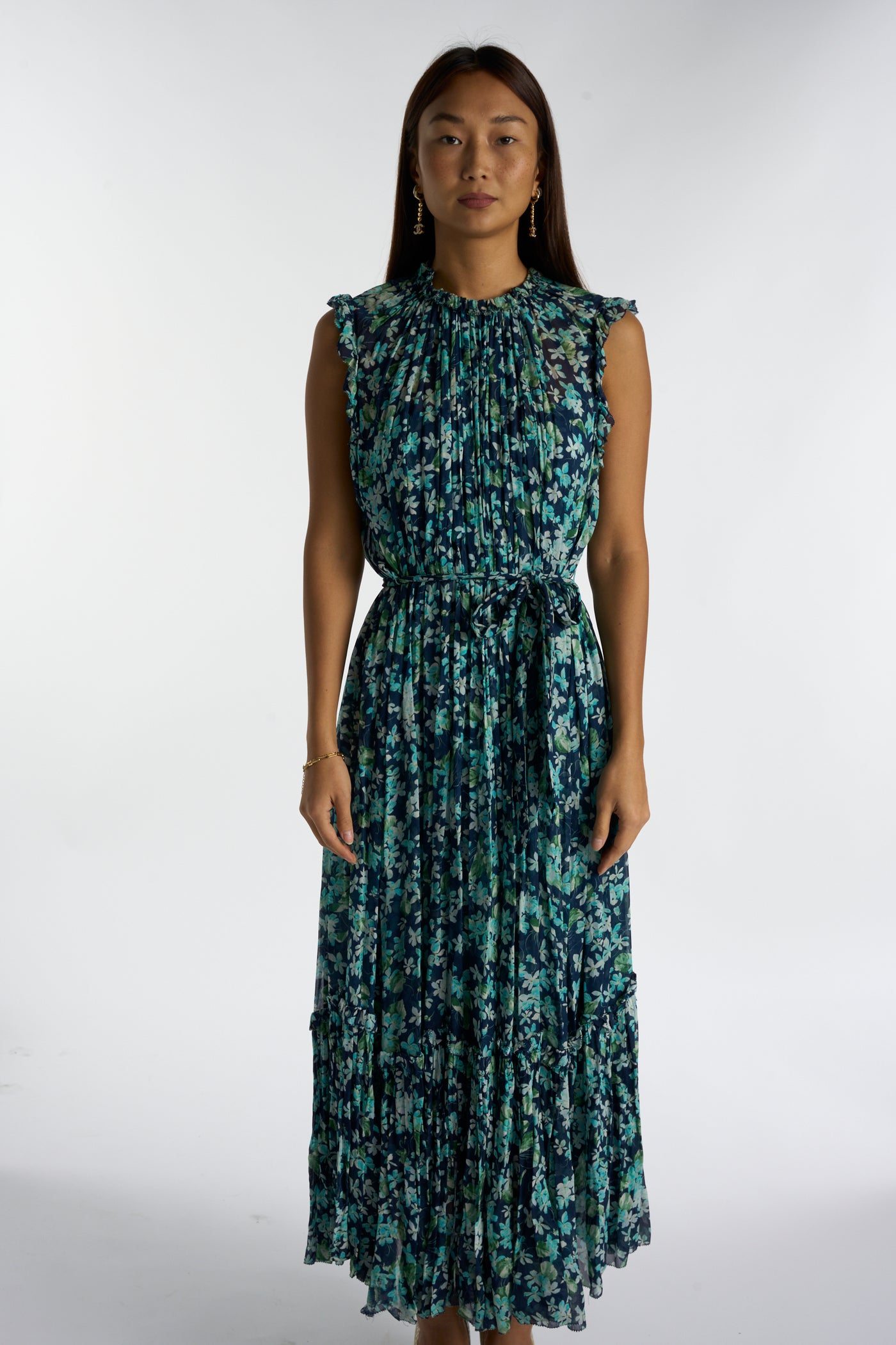 ZIMMERMANN floral midi dress size 3