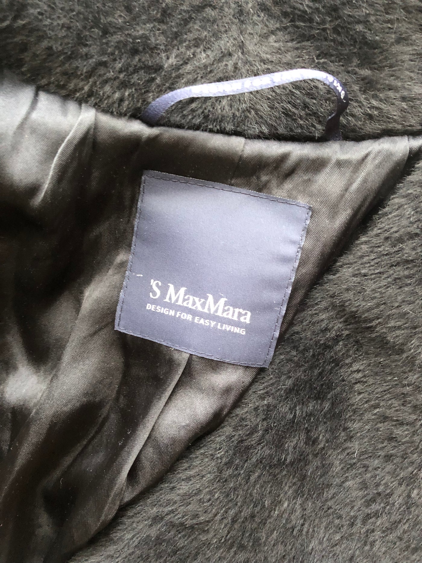 S' MAX MARA Double-Breasted fleecy coat size 38 RRP: £840