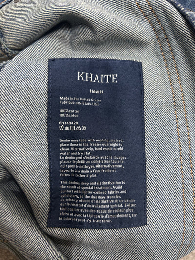 KHAITE Hewitt high rise denim jeans size 25