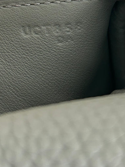 HERMES Lindy Mini || Gris Meyer Clemence leather with Gold Hardware