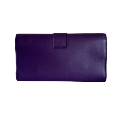 SAINT LAURENT Y Purple clutch