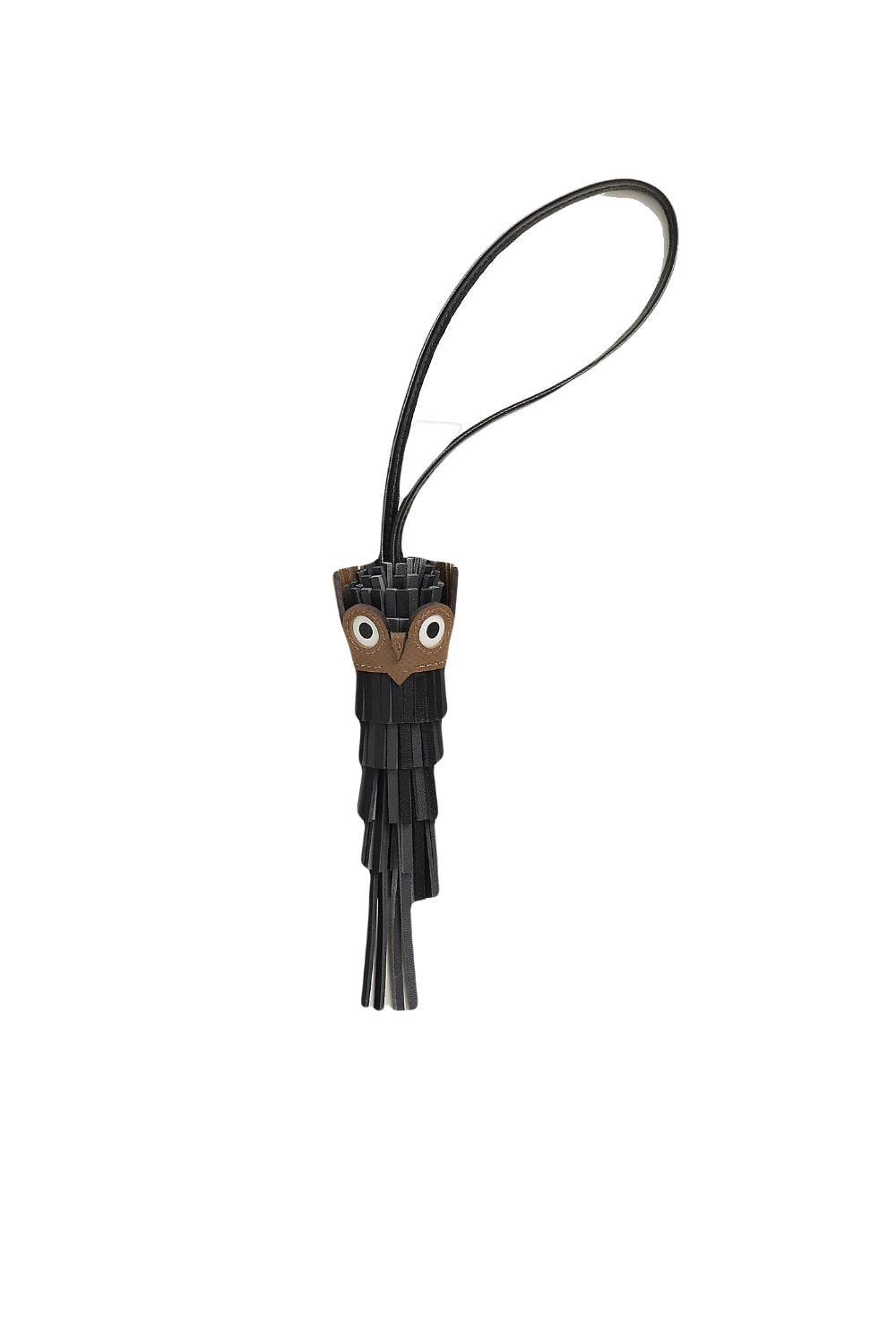 HERMES chouette leather charm brand new in box