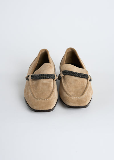 BRUNELLO CUCCINELLI suede loafers