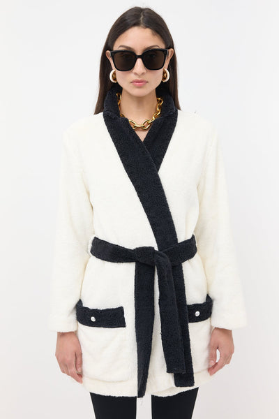 CHANEL Coco Beach terry cotton jacket unworn with tag attached size L