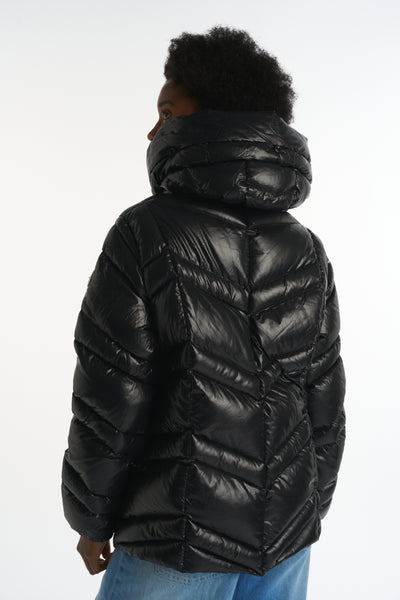 MONCLER black puffer jacket size 5