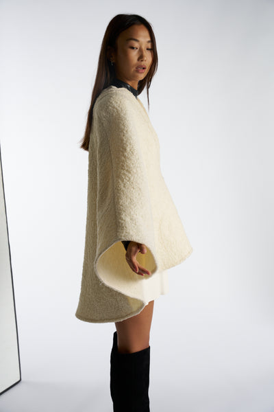 VALENTINO wool bouclé cape size M Fall21 Runway RRP: £2300