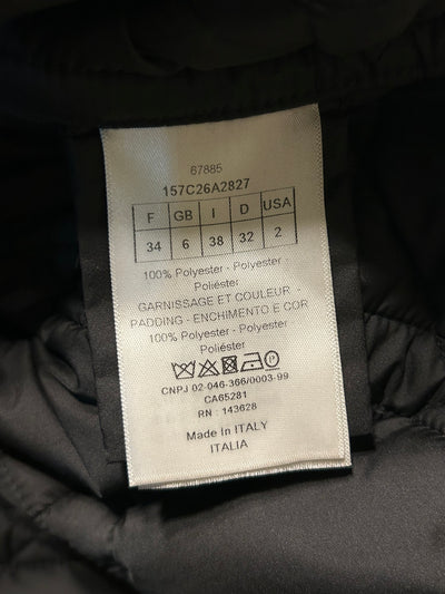 CHRISTIAN DIOR Macrocannage matelasse caban size 34 oversized fit - CURRENT COLLECTION
