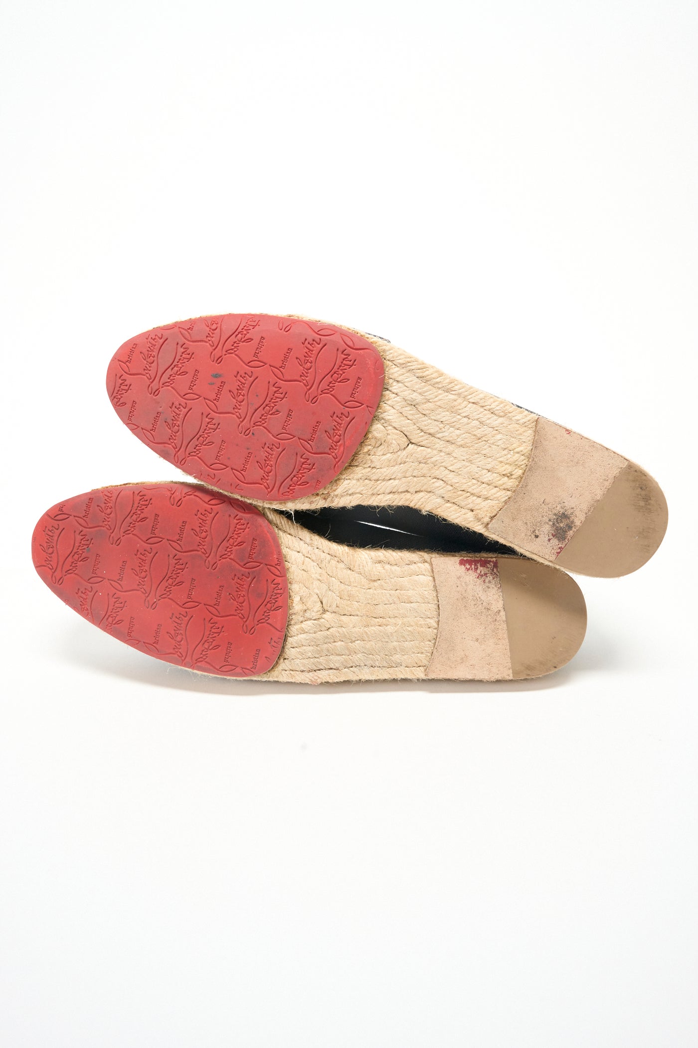CHRISTIAN LOUBOUTIN espadrilles with box size 39