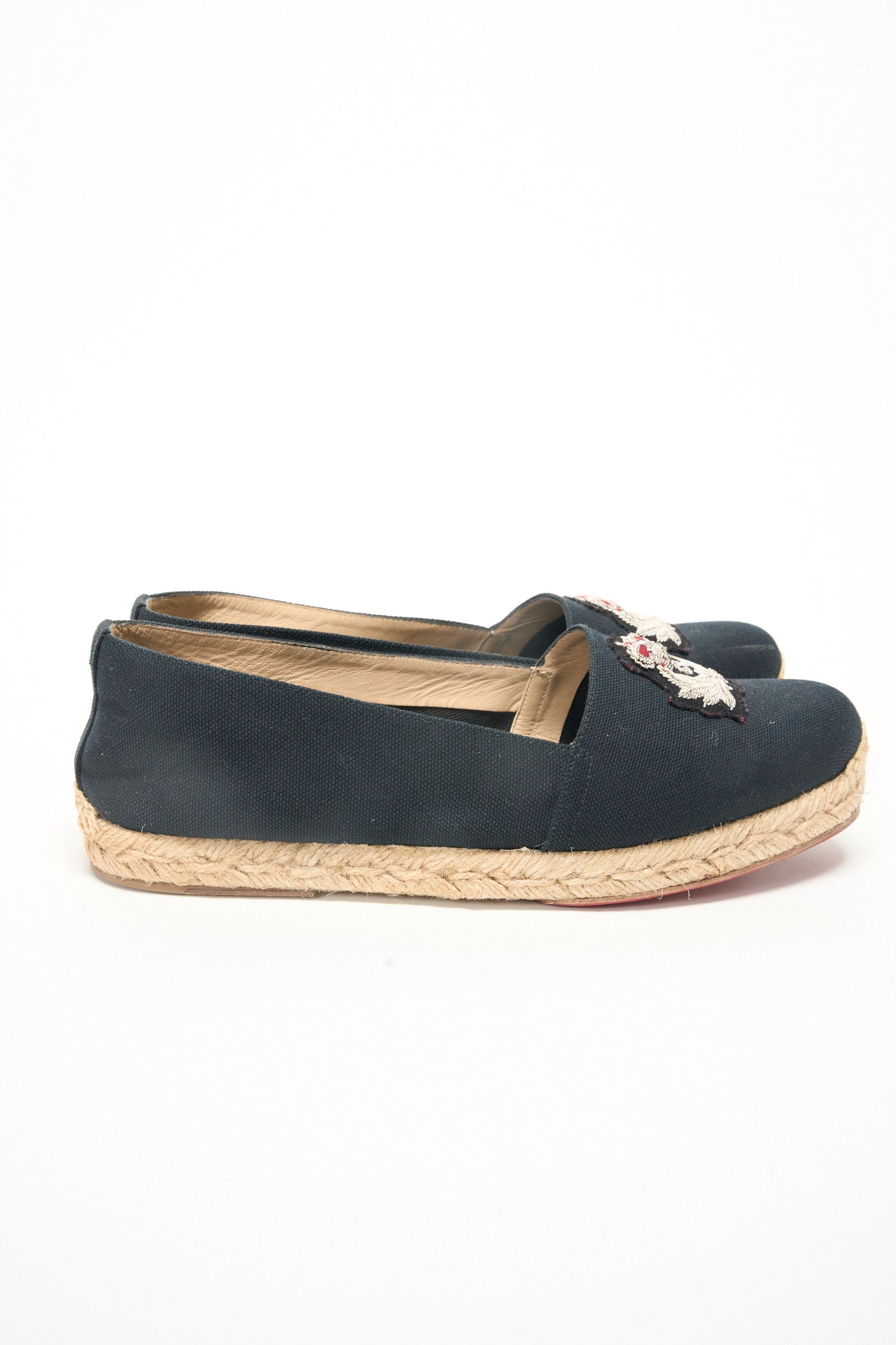 CHRISTIAN LOUBOUTIN espadrilles with box size 39