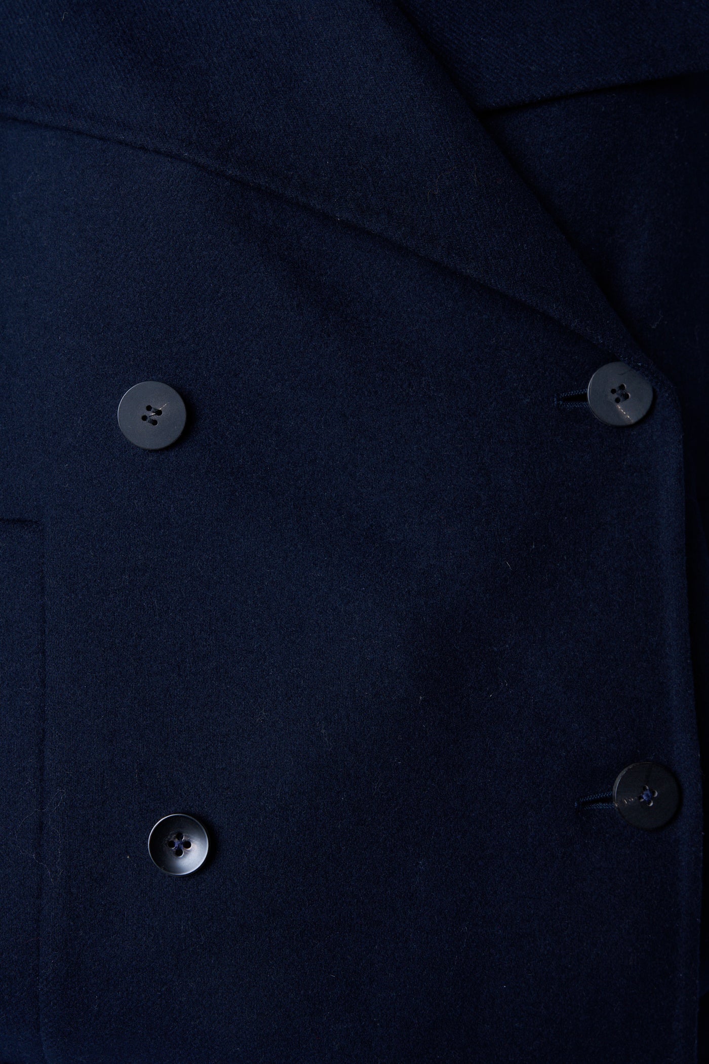 CHRISTIAN DIOR navy wool peacoat jacket size 40