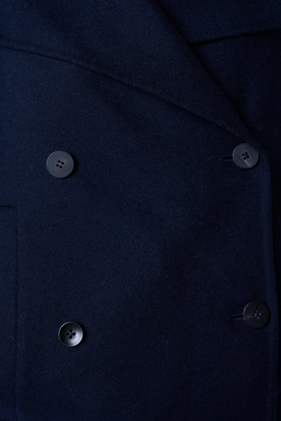 CHRISTIAN DIOR navy wool peacoat jacket size 40