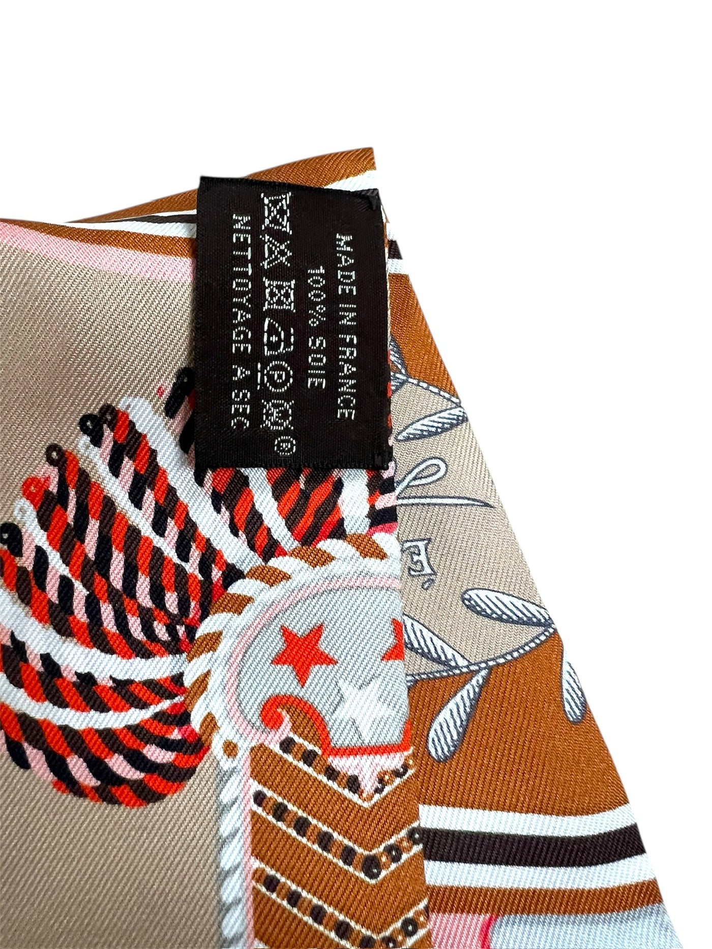 HERMES Epaulette de Gala pair of silk Twilly unworn with box