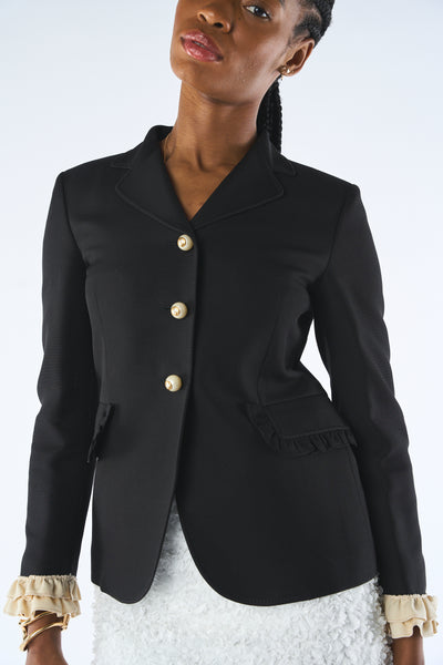 GUCCI black GG pearls jacket brands new with tags