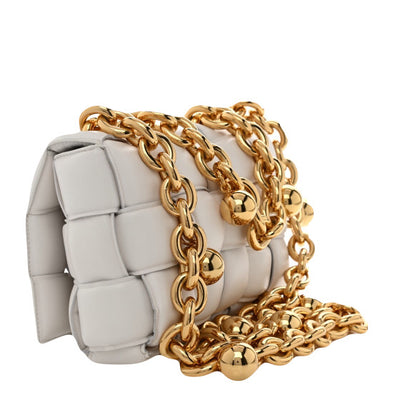 BOTTEGA VENETA Chain Cassette Sphères Gold Handbag RRP: £4773