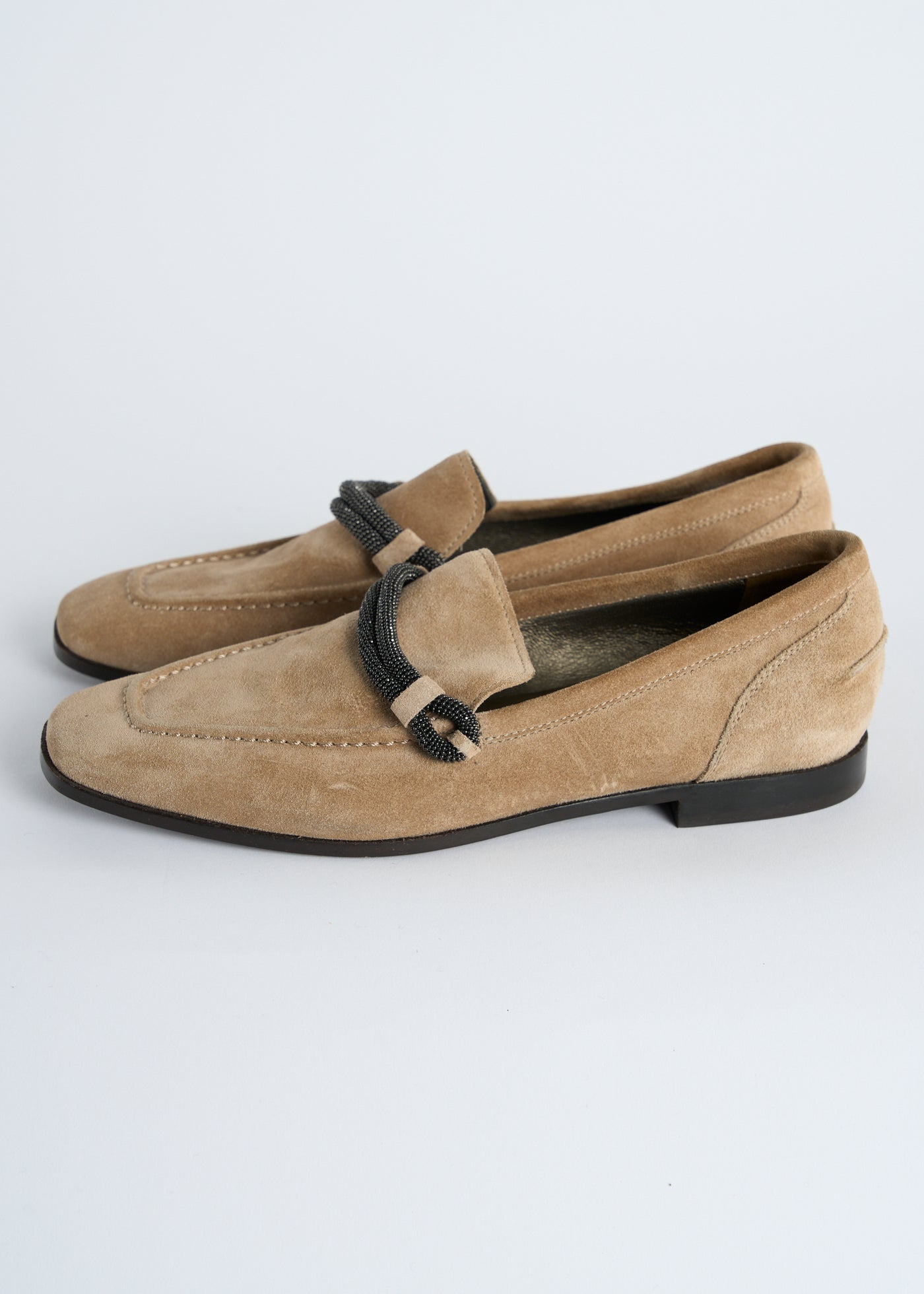 BRUNELLO CUCCINELLI suede loafers