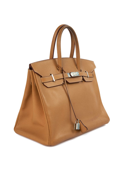 HERMES Birkin 35cm naturel ardennes palladium hardware