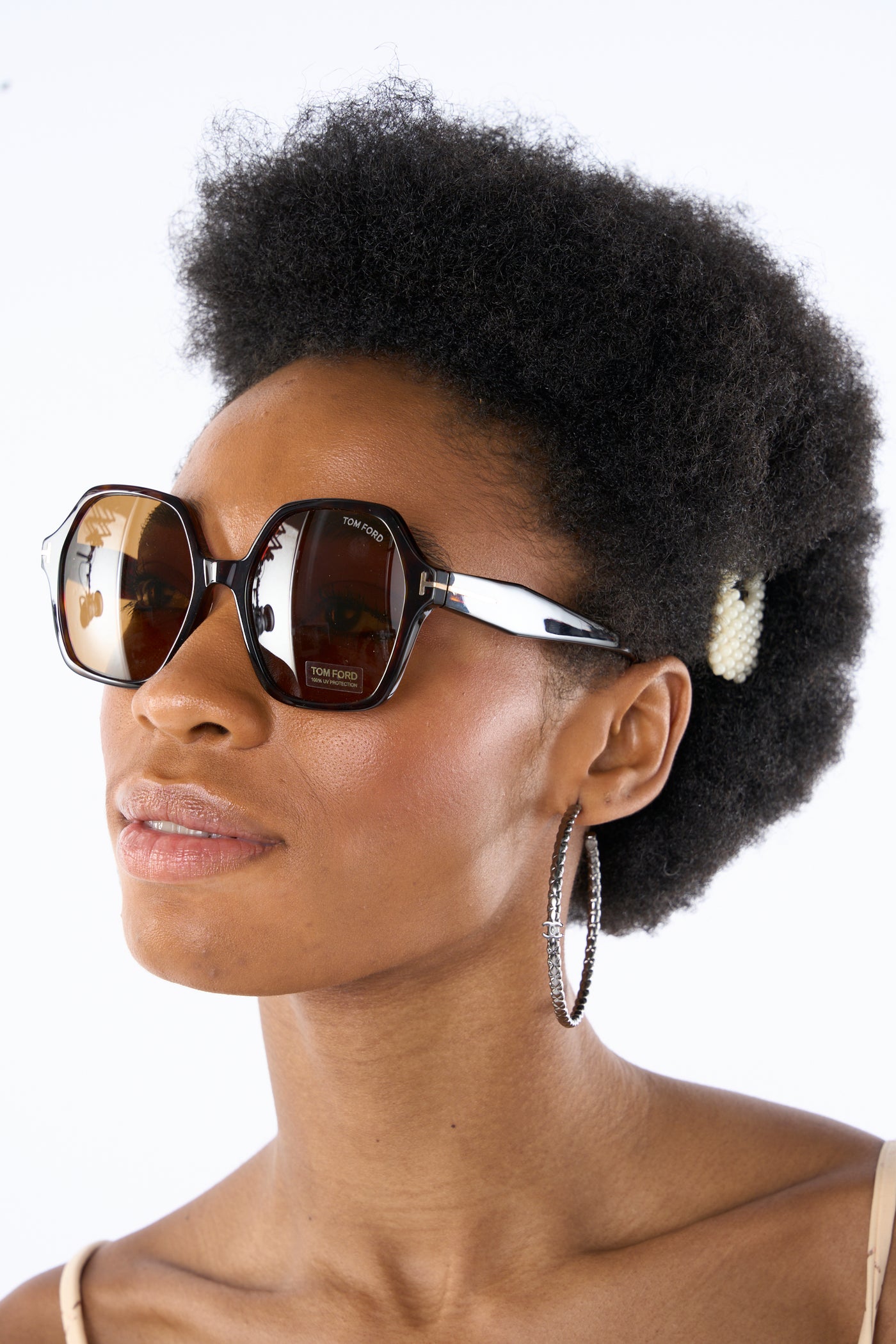 TOM FORD tortoise sunglasses new with case and box