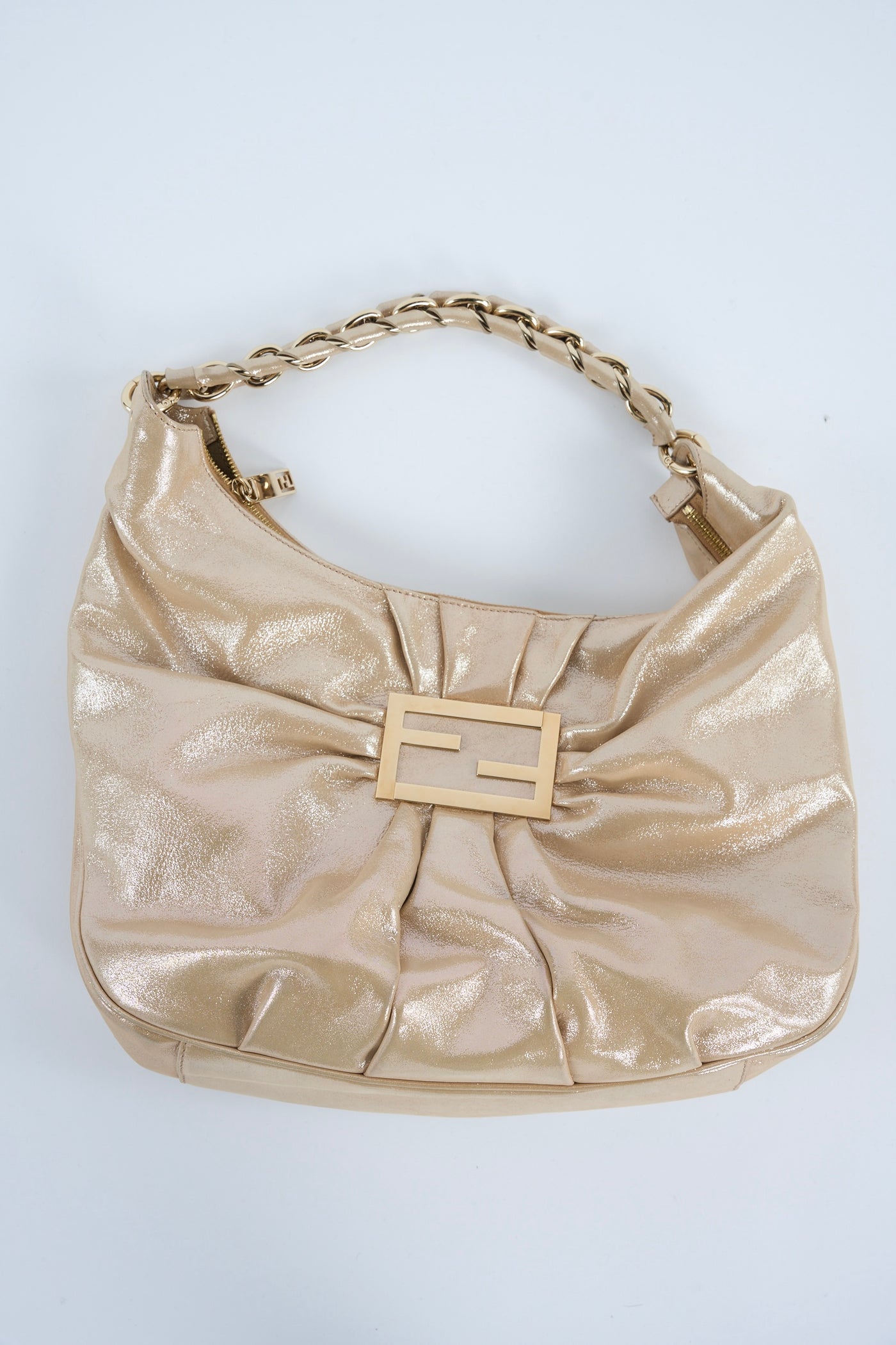 FENDI Mia hobo gold handdbag