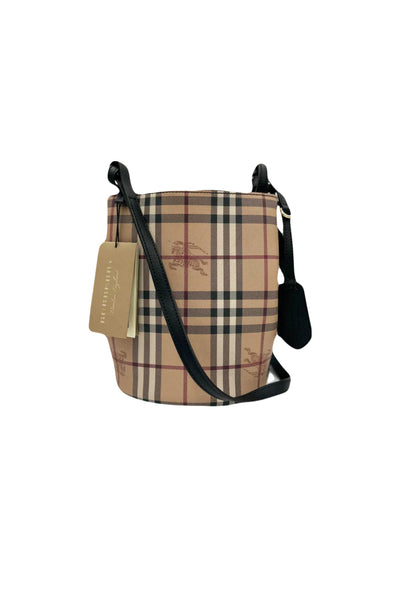 BURBERRY small Haymarket bucket bag brand new with tag