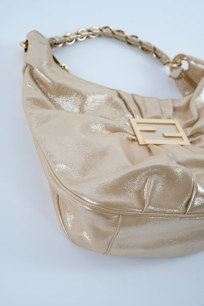 FENDI Mia hobo gold handdbag