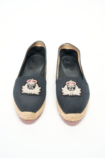CHRISTIAN LOUBOUTIN espadrilles with box size 39