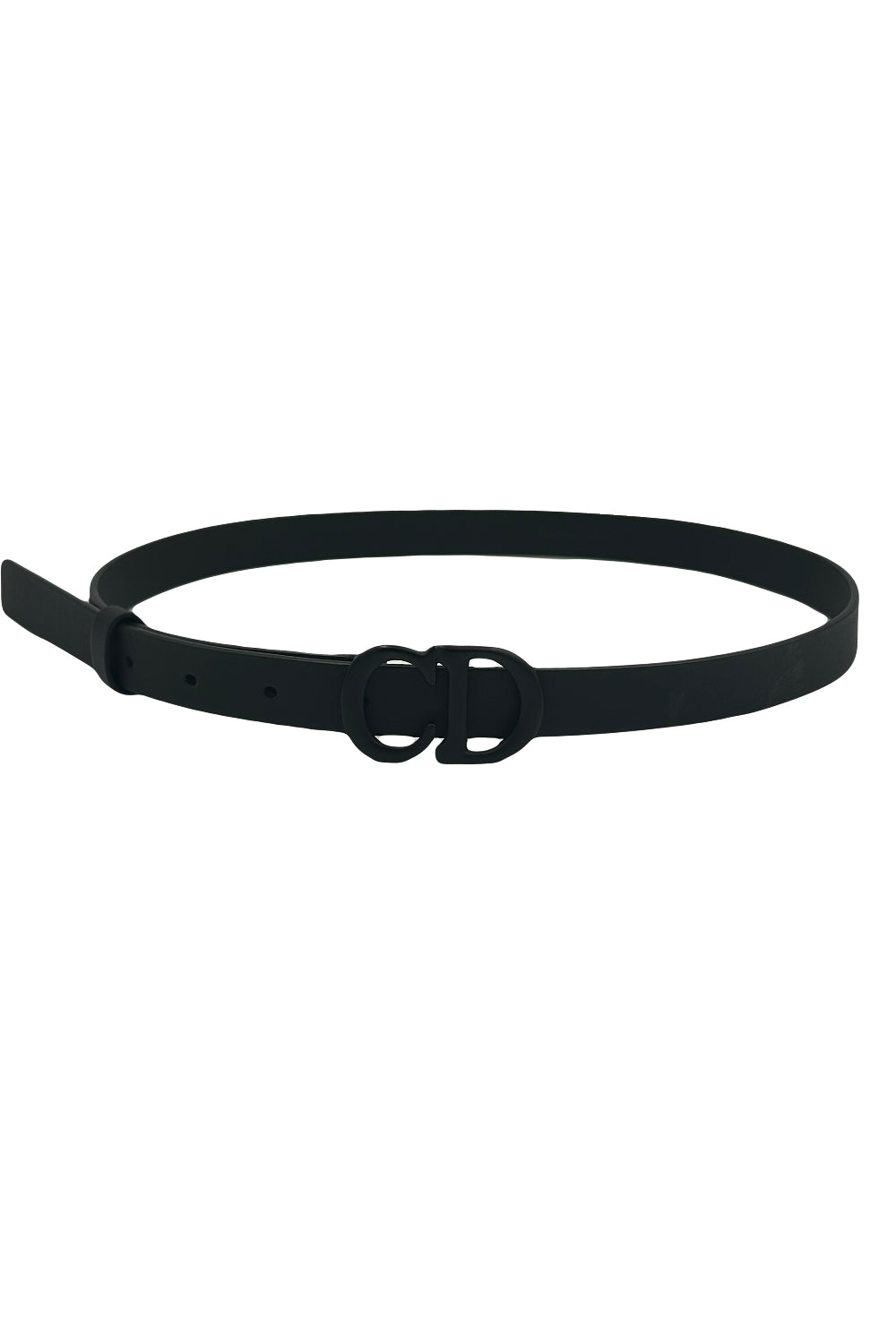 Christian DIOR so black "CD" belt size 80cm