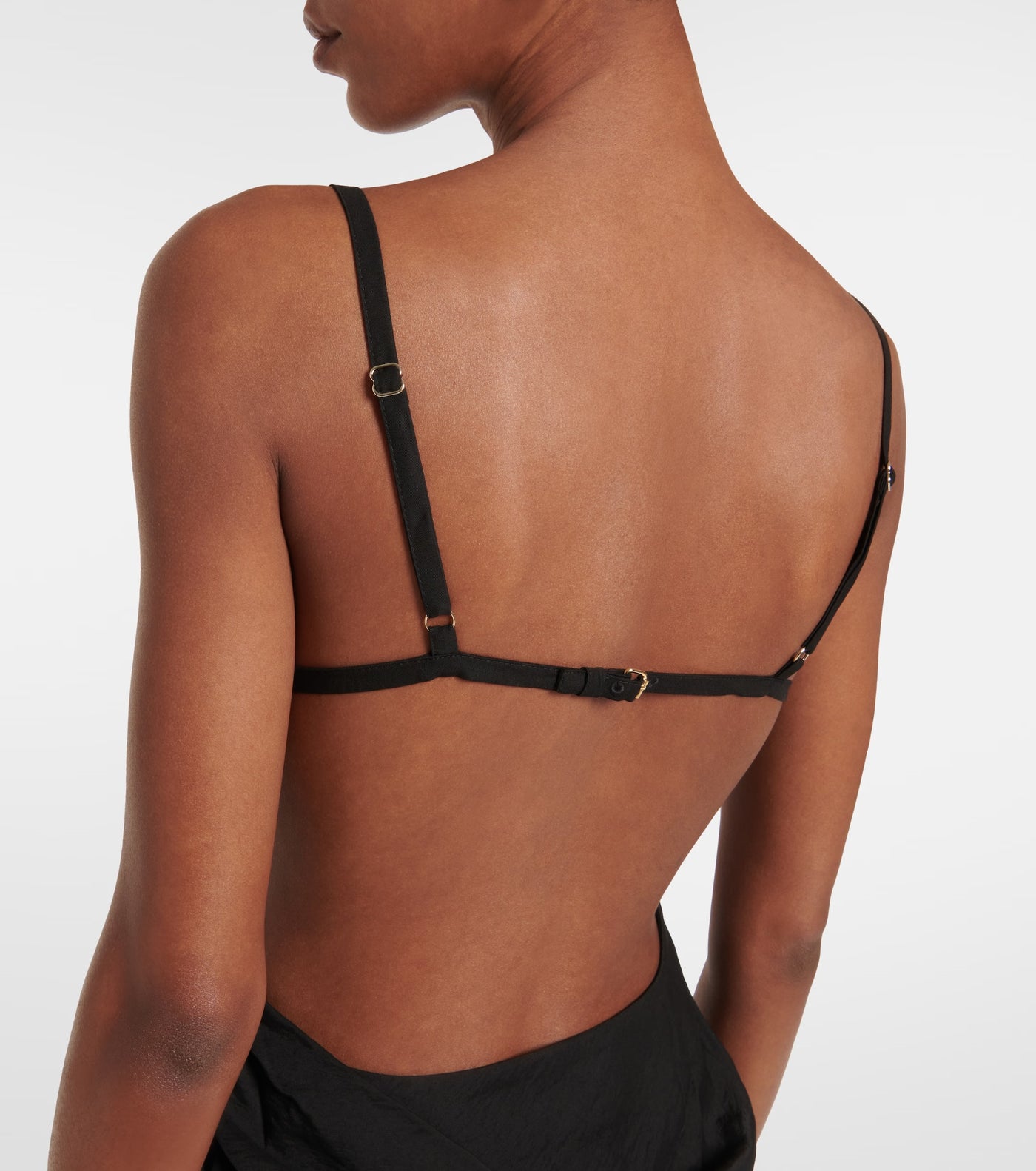 JAQUEMUS black open back dress "LE SPLASH"