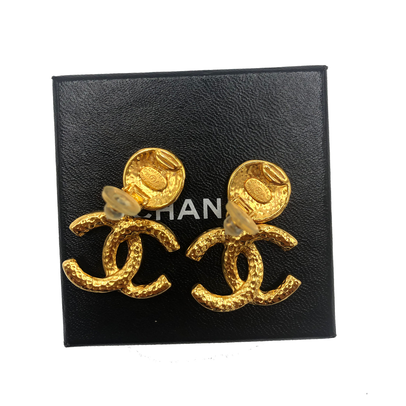 CHANEL CC Drop Earrings (95A)