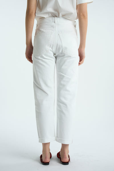 CHRISTIAN DIOR white boyfriend jeans "j'adior" size xxs