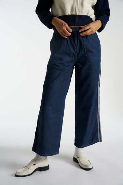 Christian DIOR blue wide leg trouser