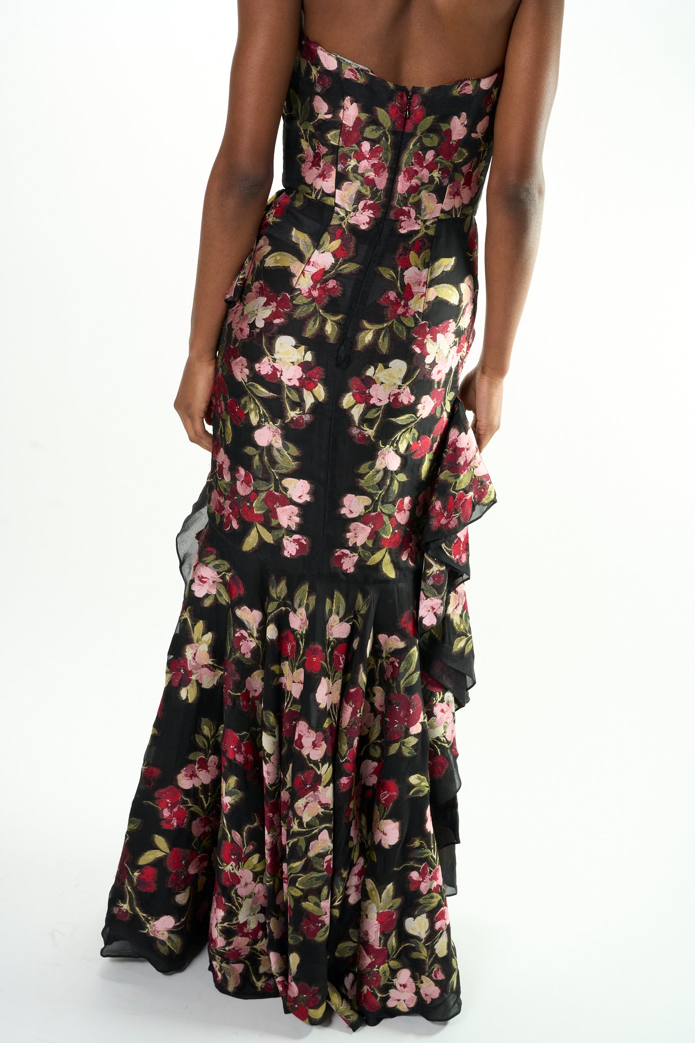 ALEXANDER MCQUEEN haute couture floral gown