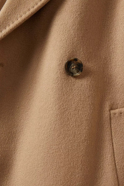 MAX MARA Weekend belted camel wool coat size 36 oversized