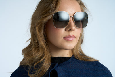 GUCCI horsebit oversized square sunglasses