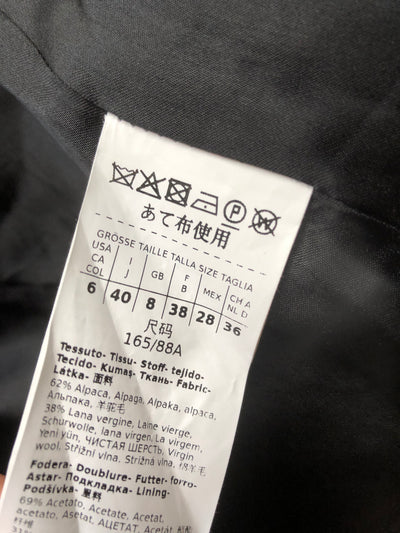 S' MAX MARA Double-Breasted fleecy coat size 38 RRP: £840