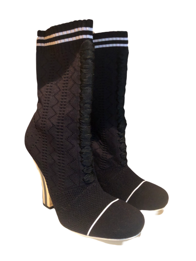 FENDI Rockoko Sock Boots size 39 RRP: 850 euros