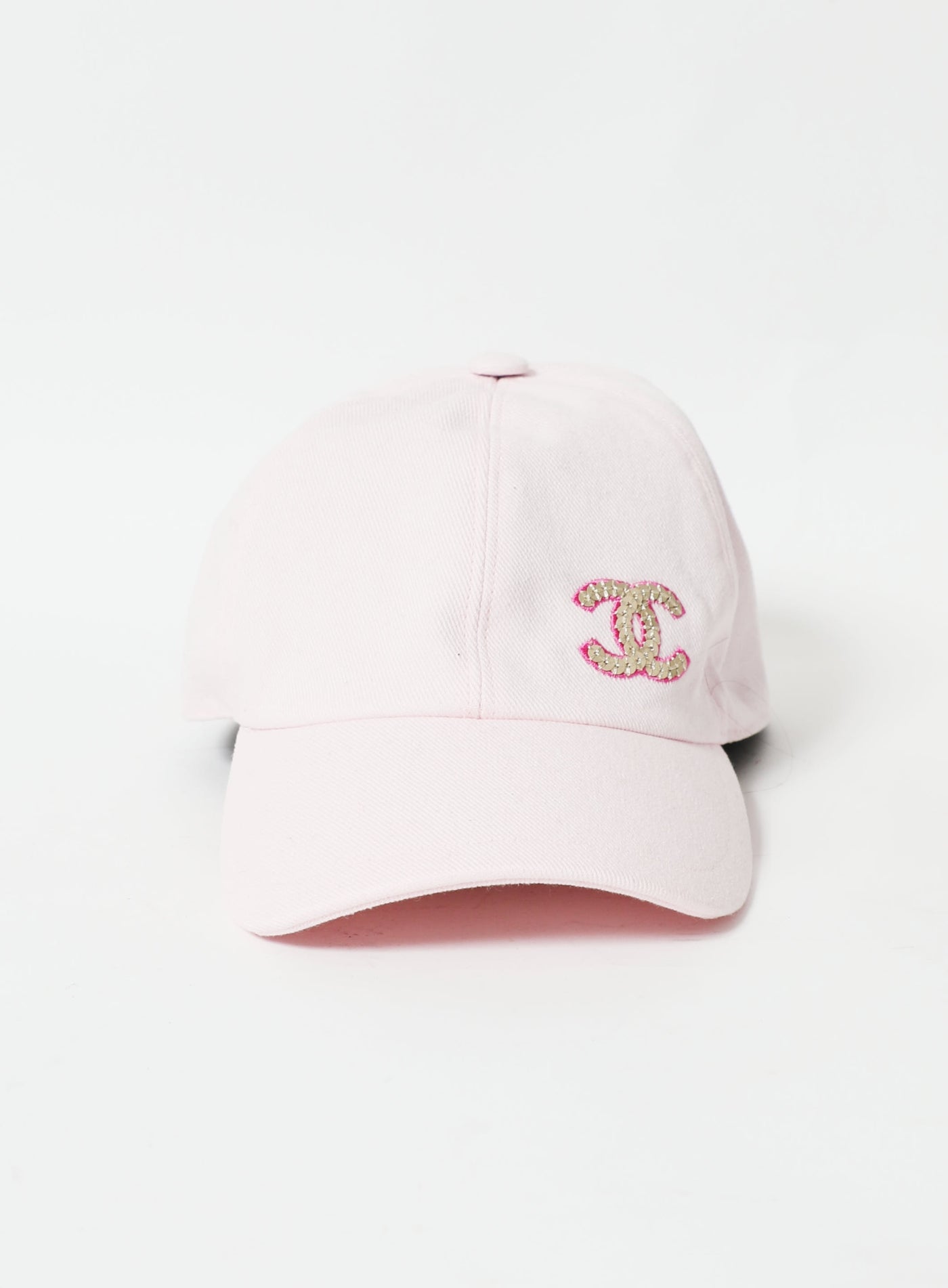 CHANEL Cotton Baseball Cap CC Crystals 2022 Collection